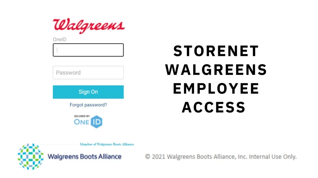 Walgreens Storenet Login